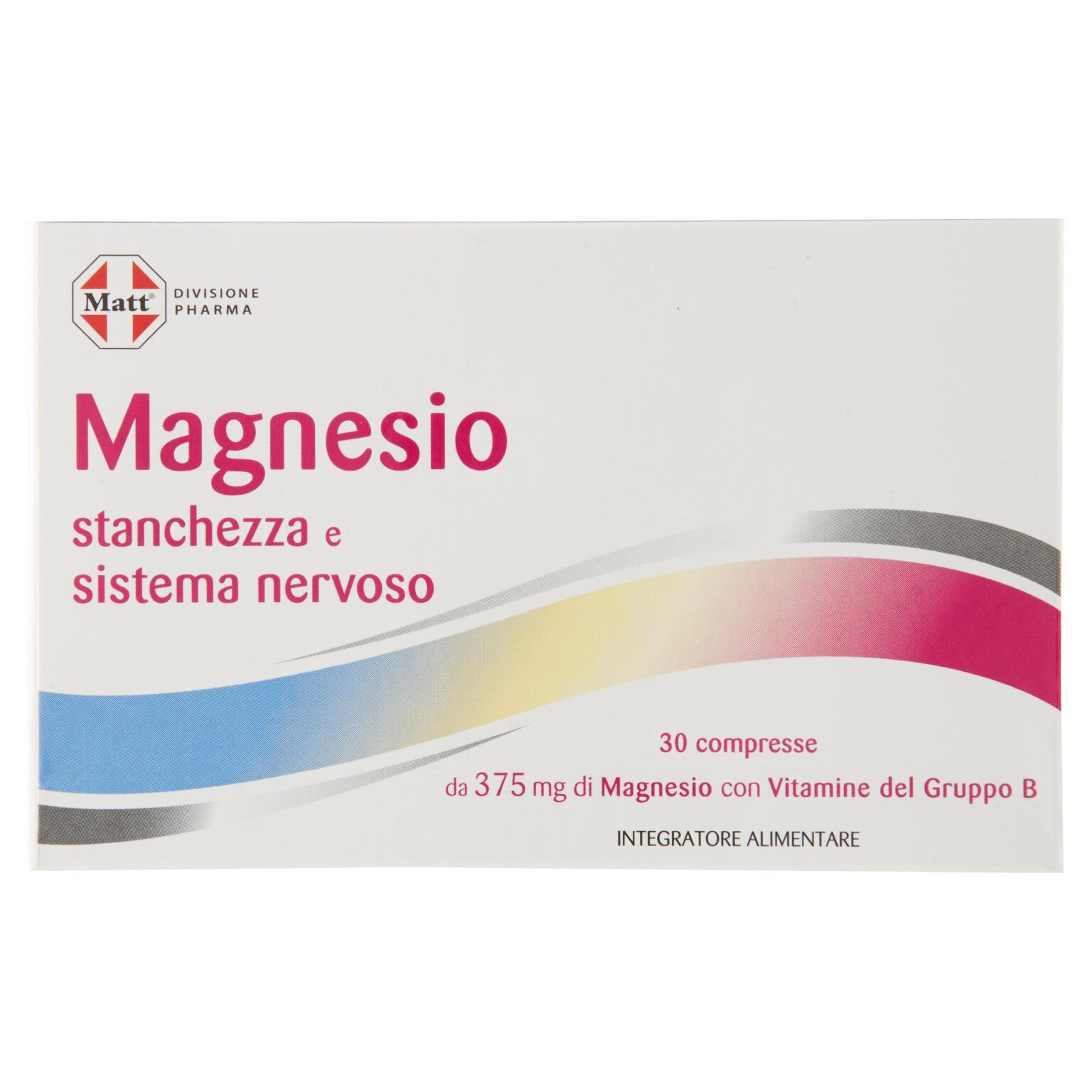 Magnesio 30 compresse 90g Matt