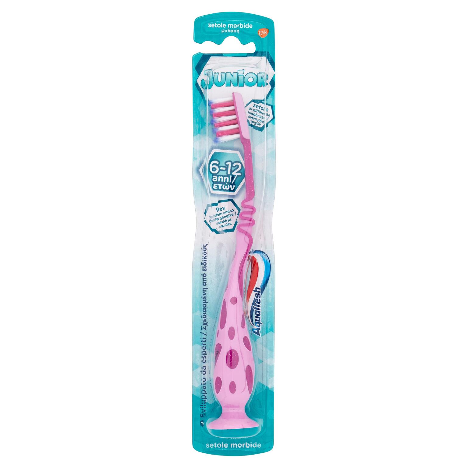 spazzolini aquafresh junior filo-sense