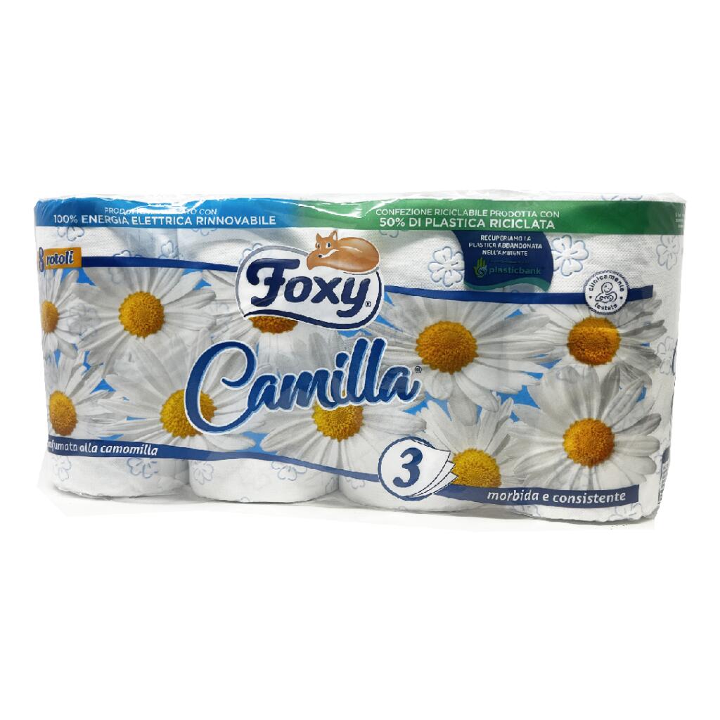Igienica Foxi camilla 8 rotoli 3 veli