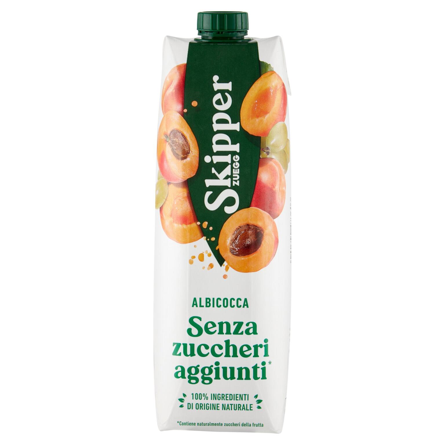 Skipper senza zucchero brik albicocca 1l