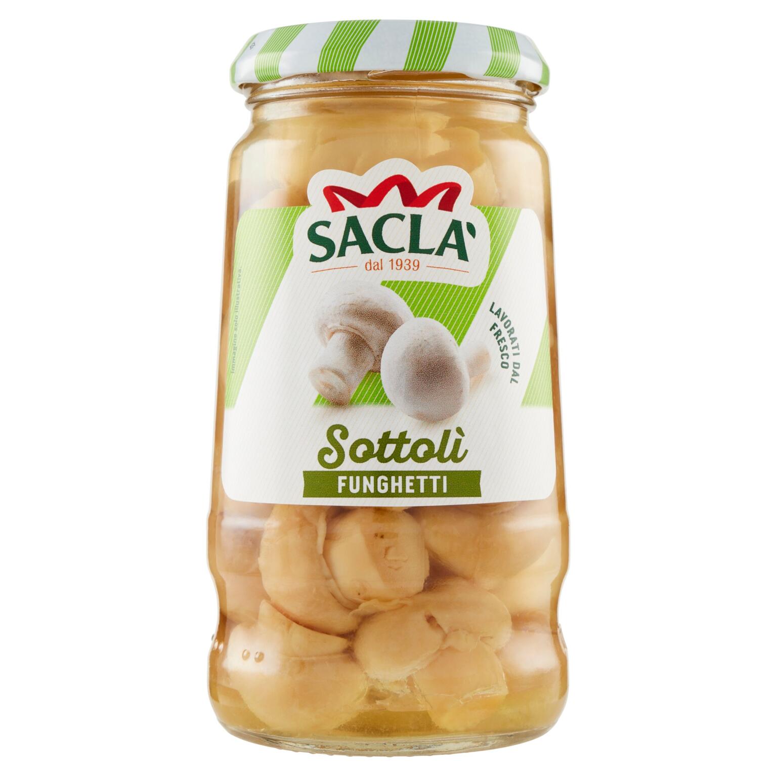 Funghetti sottolì in olio di semi di girasole 290gSaclà