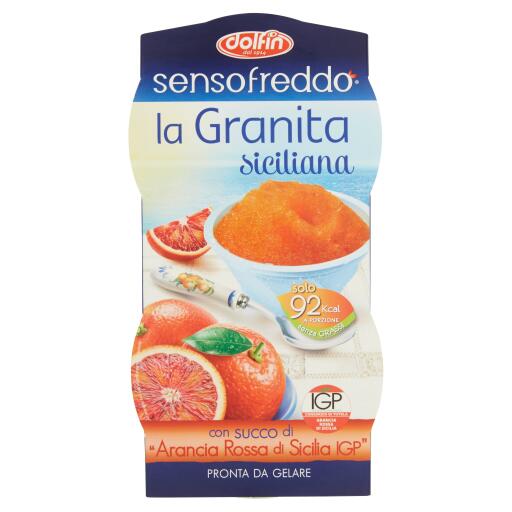 Granita all'arancia IGP 2x100ml Sensofreddo Dolfin