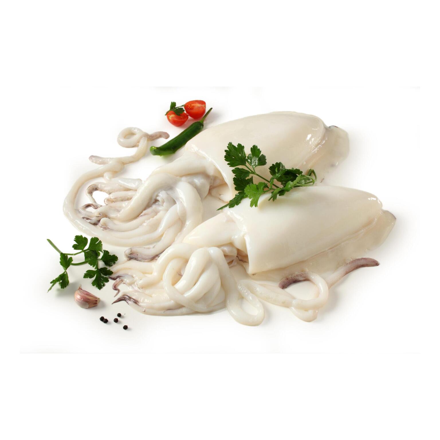 Seppie Indopacifiche Intere Pulite 60up 500g Fish Atelier