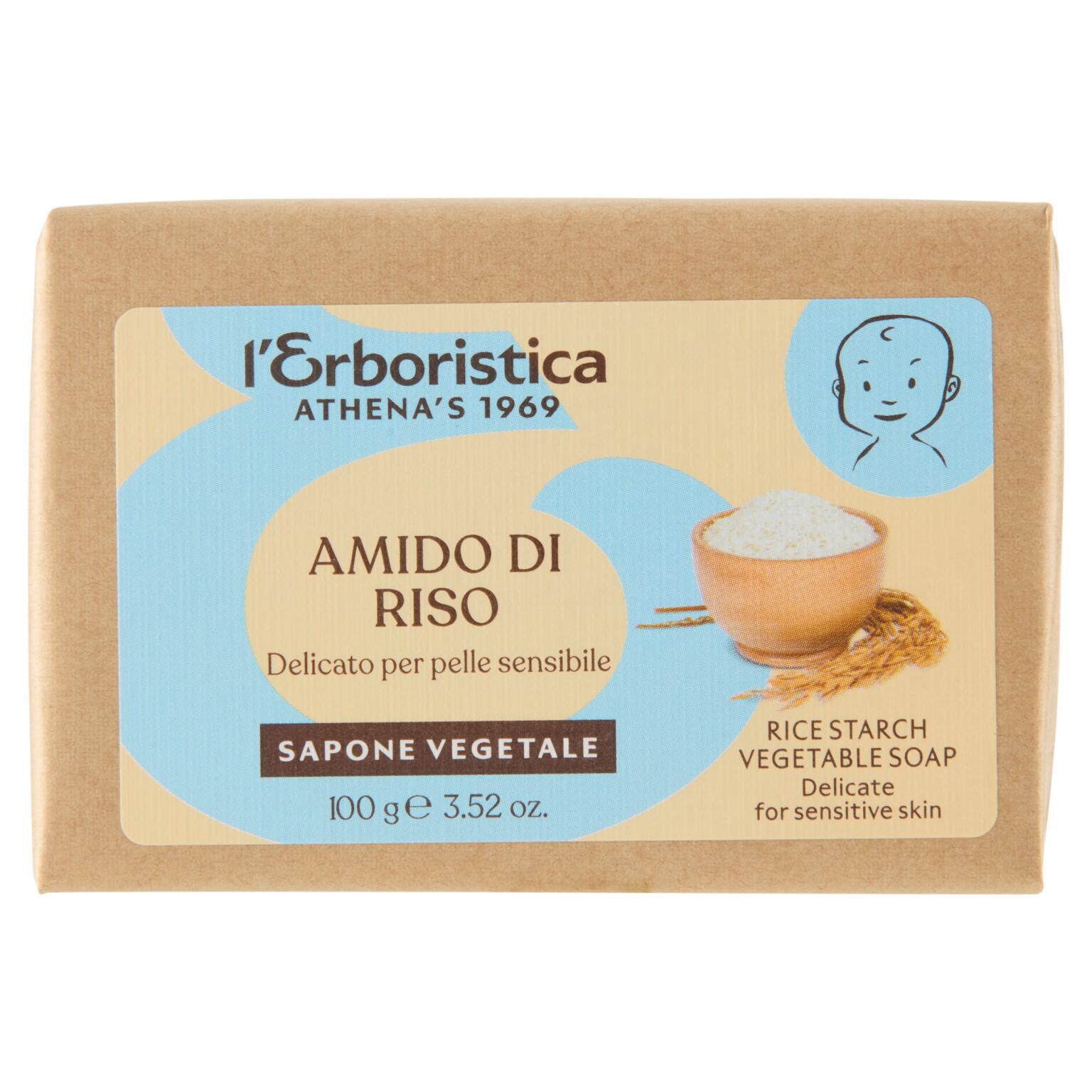 Sapone vegetale all'amido di riso 100g