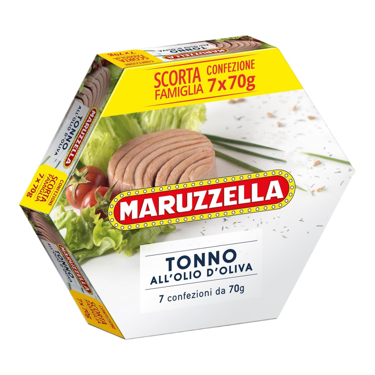 Tonno all'olio d'oliva 7x70g