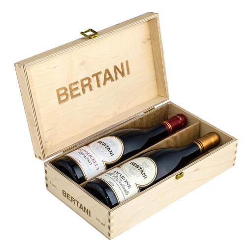 Confezione di 2Bott.Amarone cl75+Valpolicella Ripasso 75cl Bertani