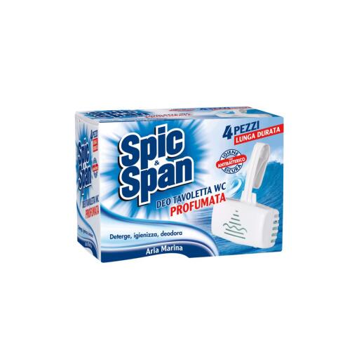 Spic e Span deo tavoletta wc all'aria marina      4 pezzi