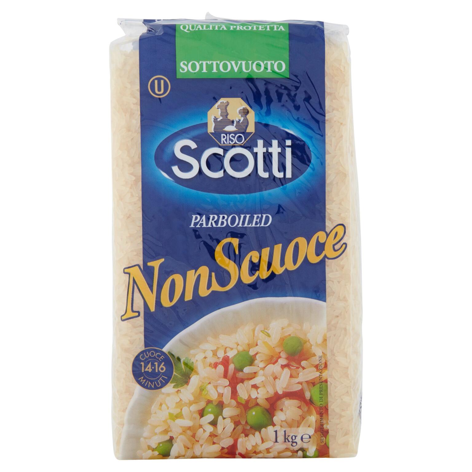 Riso parboiled "non scuoce" 1Kg Scotti