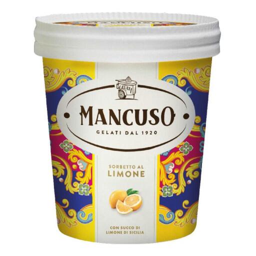 Barattolo 340g Sorbetto Limone Mancuso