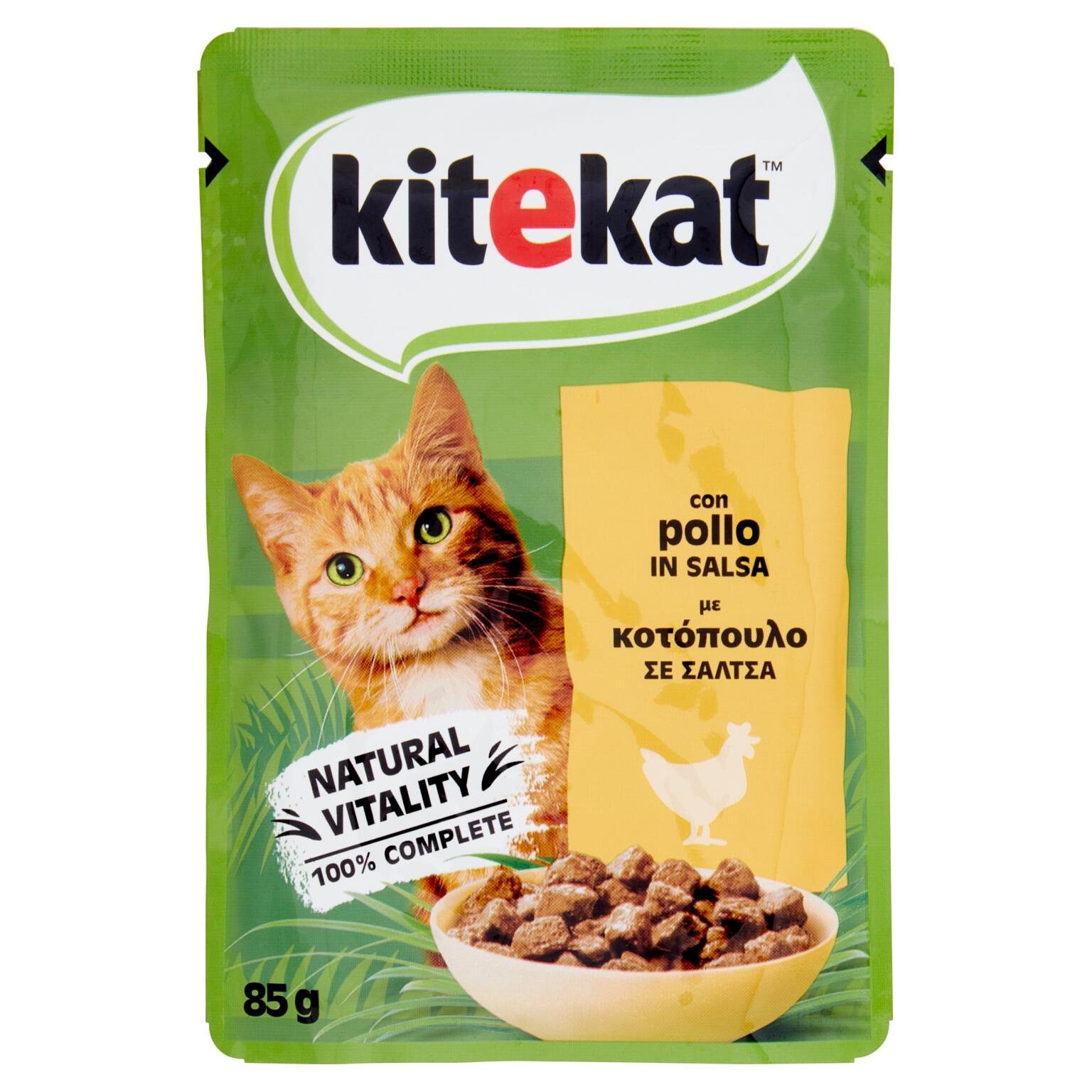 Kitekat al pollo in salsa busta 85g