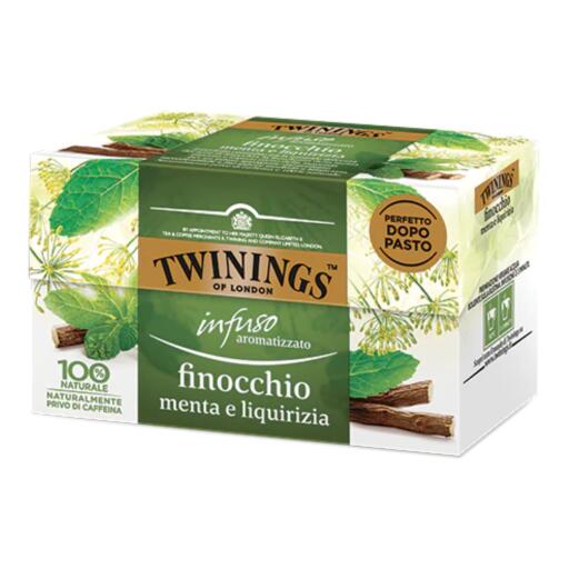 Twining infuso finocchio/liquirizia/zenzero 20 filtri