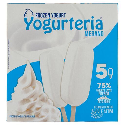 5 stecchi di frozen yogurt bianco 250g senza lattosio