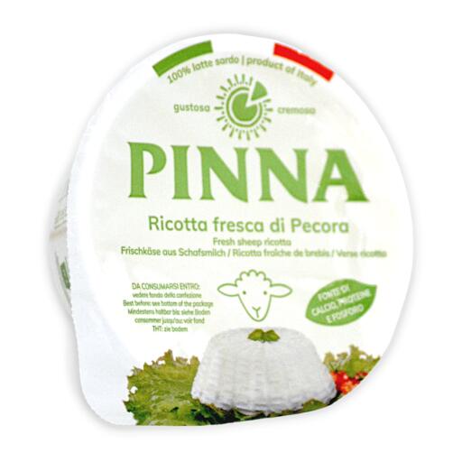 Ricotta fresca di pecora 100% latte italiano 250g Pinna