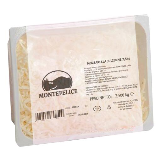 Mozzarella julienne 2,5kg