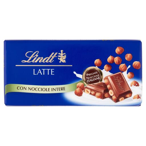 Tavoletta di cioccolato al latte con nocciole intere 100g Gamme Blue Lindt