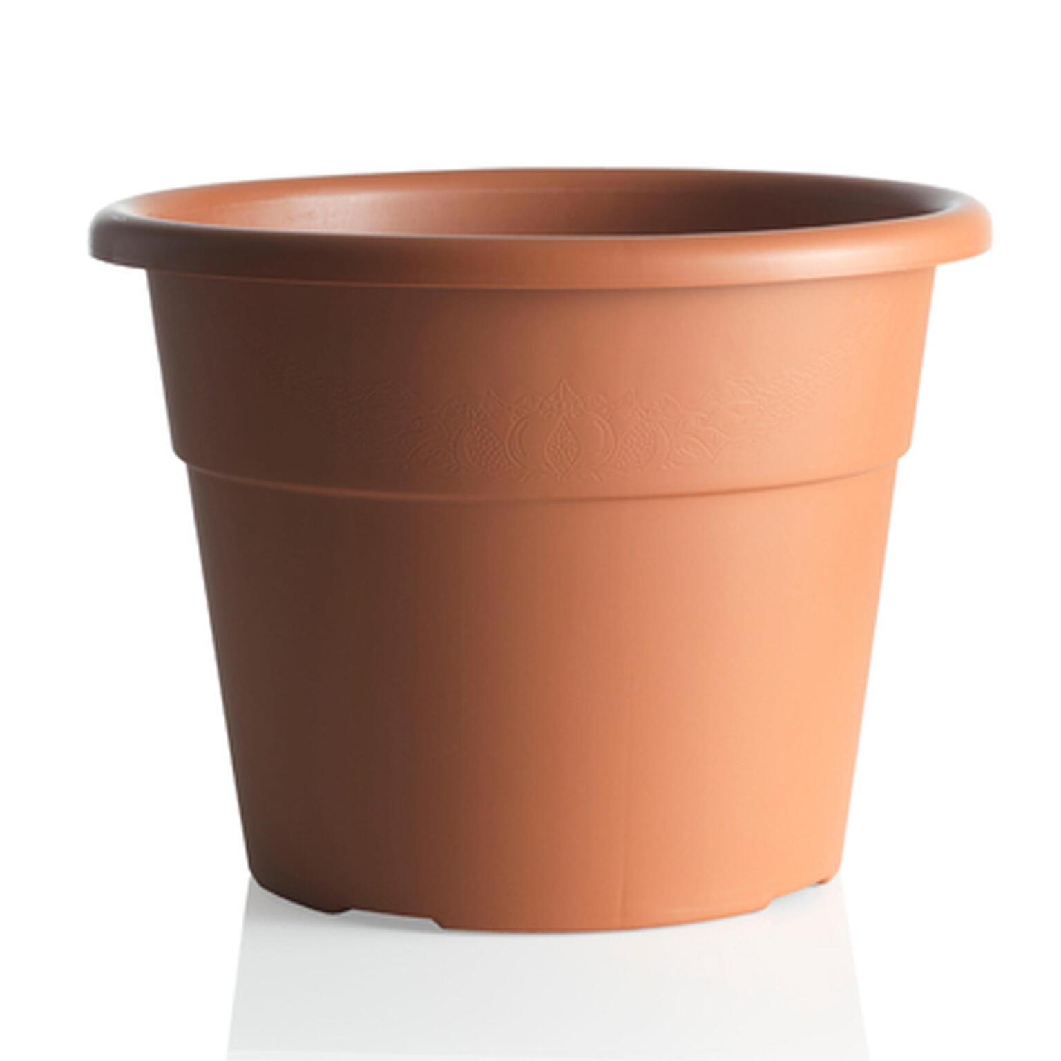 Vaso Hedere 30cm diametro colore terracotta Baman