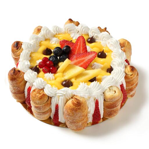 Torta farcita alla vaniglia