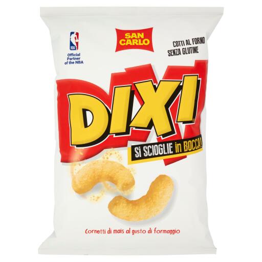 Dixi cornetti di mais al formaggio 105g San Carlo