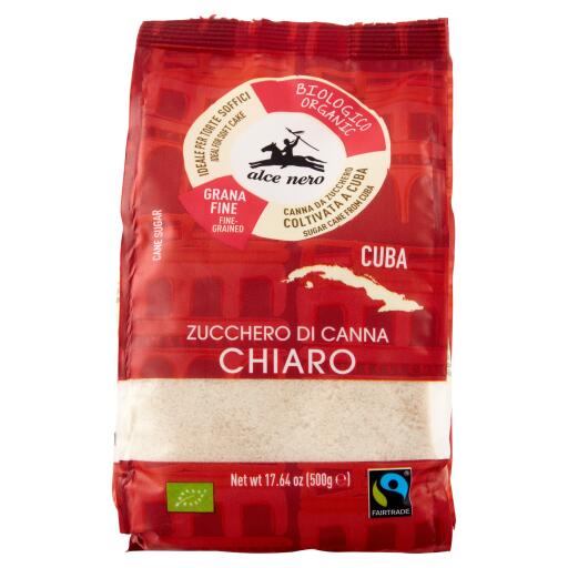 Zucchero di canna chiaro BIO 500g Alce Nero