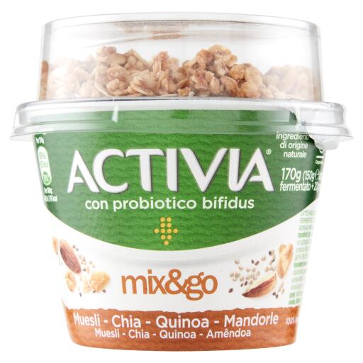 Yogurt mix & go mandorla 170g Activia