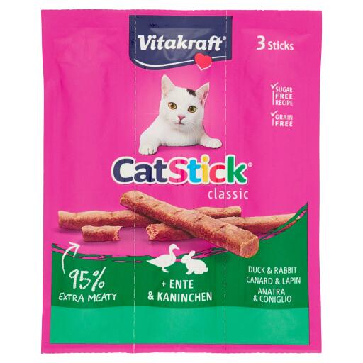 Cat Stick mini anatra e coniglio 18g