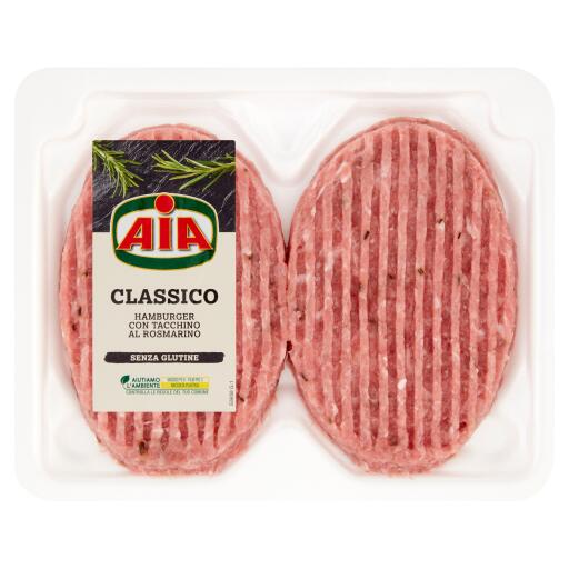 Hamburger di tacchino al rosmarino 200g Aia