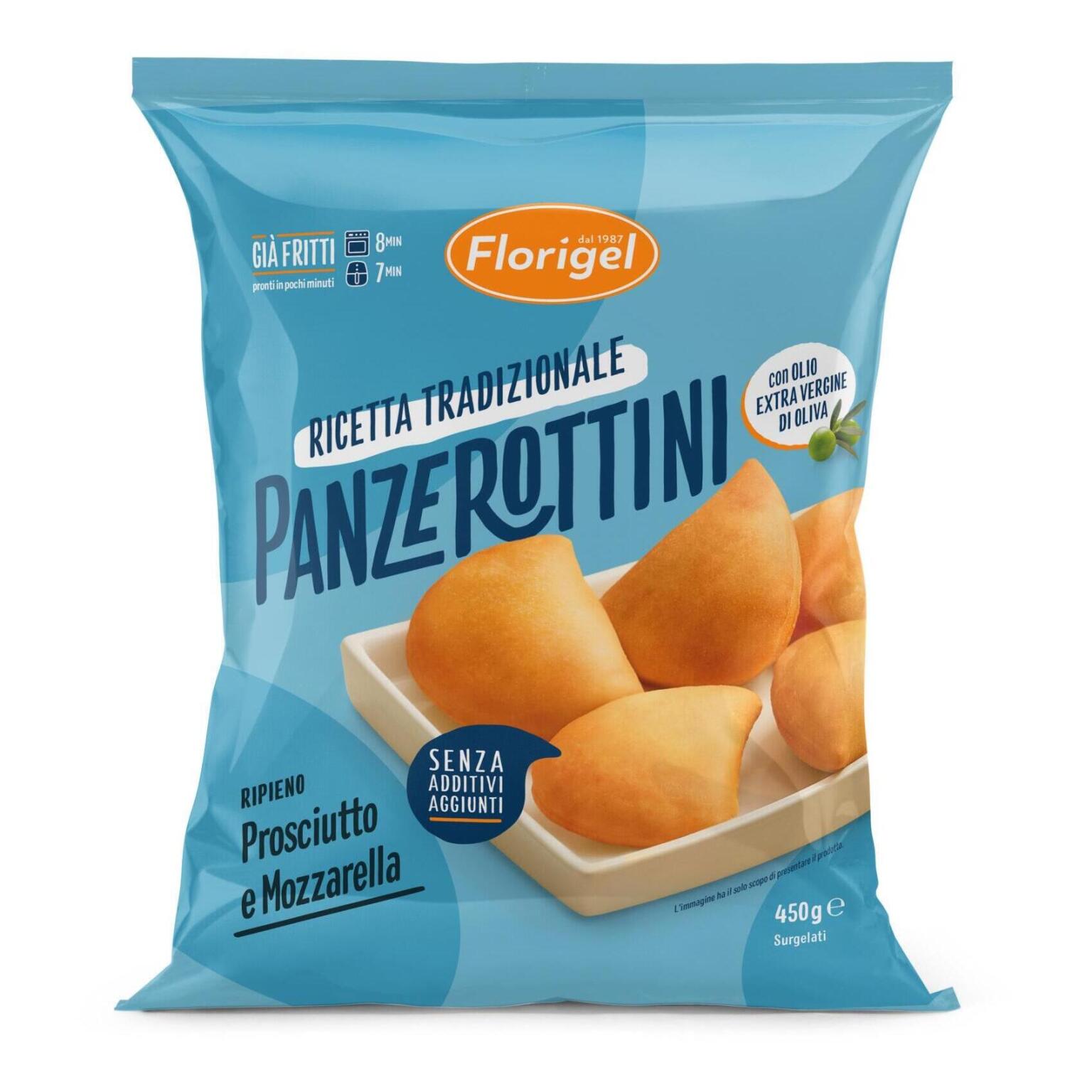 Panzerottini Prosciutto e Mozzarella 900g Florigel