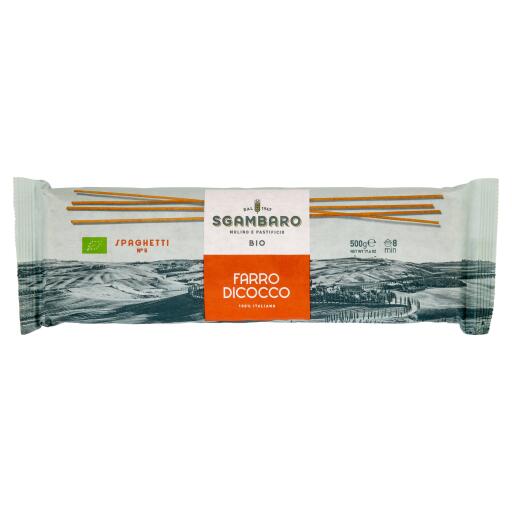 Spaghetti n°5 al farro bio 500g Sgambaro