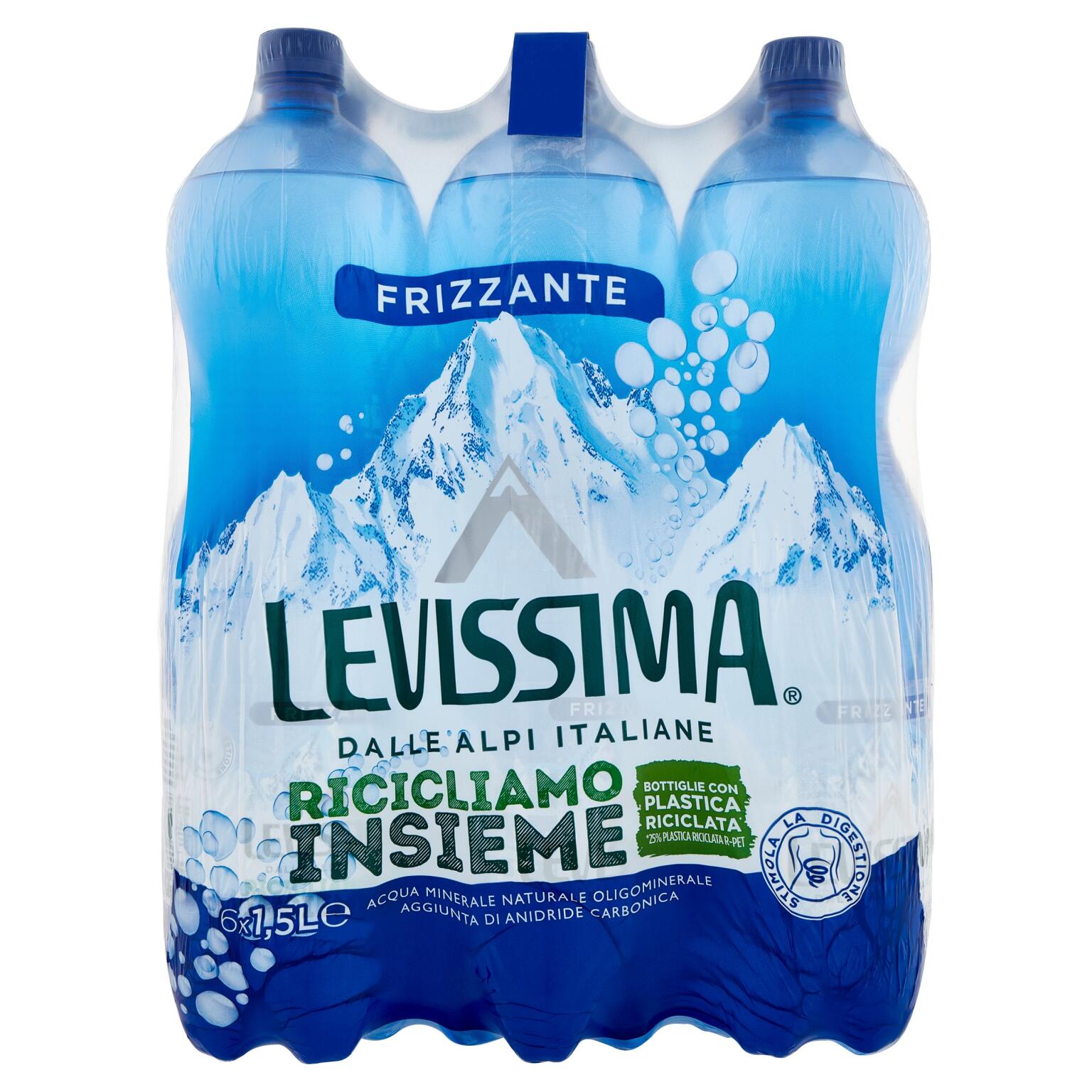 Acqua Levissima frizzante 1,5Lx6