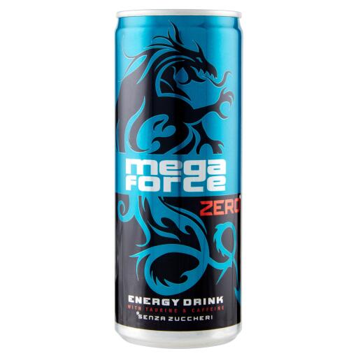 Energy Drink Zero Lattina 250ml Megaforce