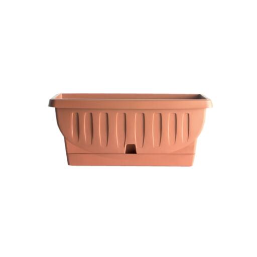 Fioriera natura con sottovaso 30 cm terracotta