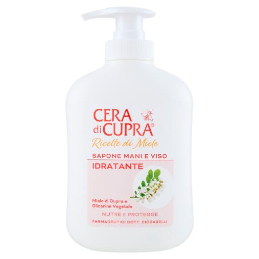Sapone liquido idratante 200ml, Cera di cupra