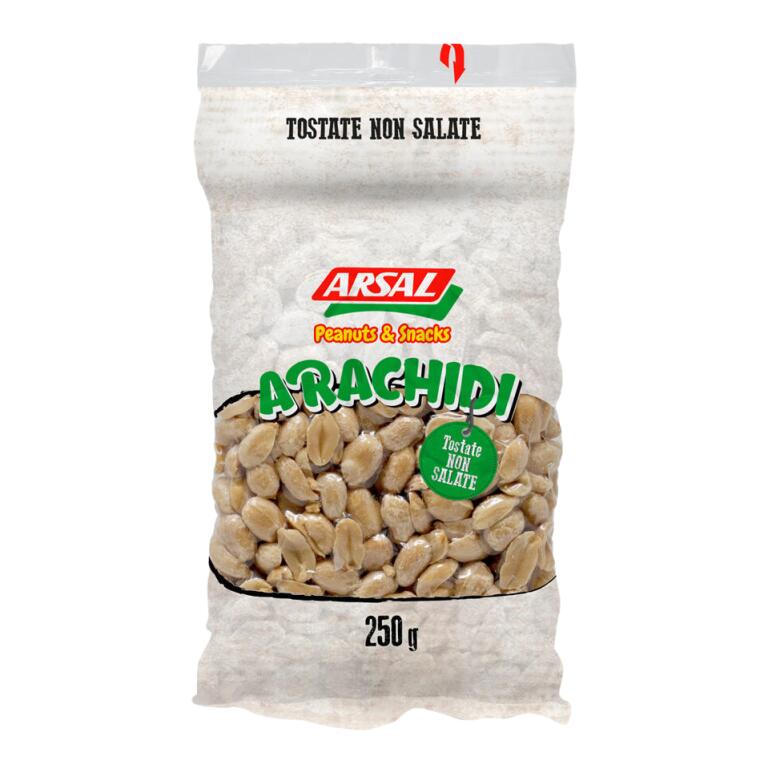 Arachidi Tostate non Salate 250g Arsal