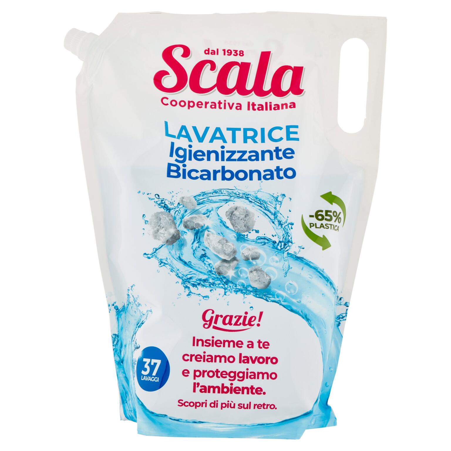 Ricarica Lavatrice Igienizzante Bicarbonato 1,5l  Scala