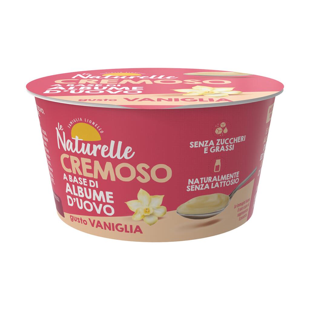 Dessert a base di albume d'uovo gusto Vaniglia da 150g Le Naturelle