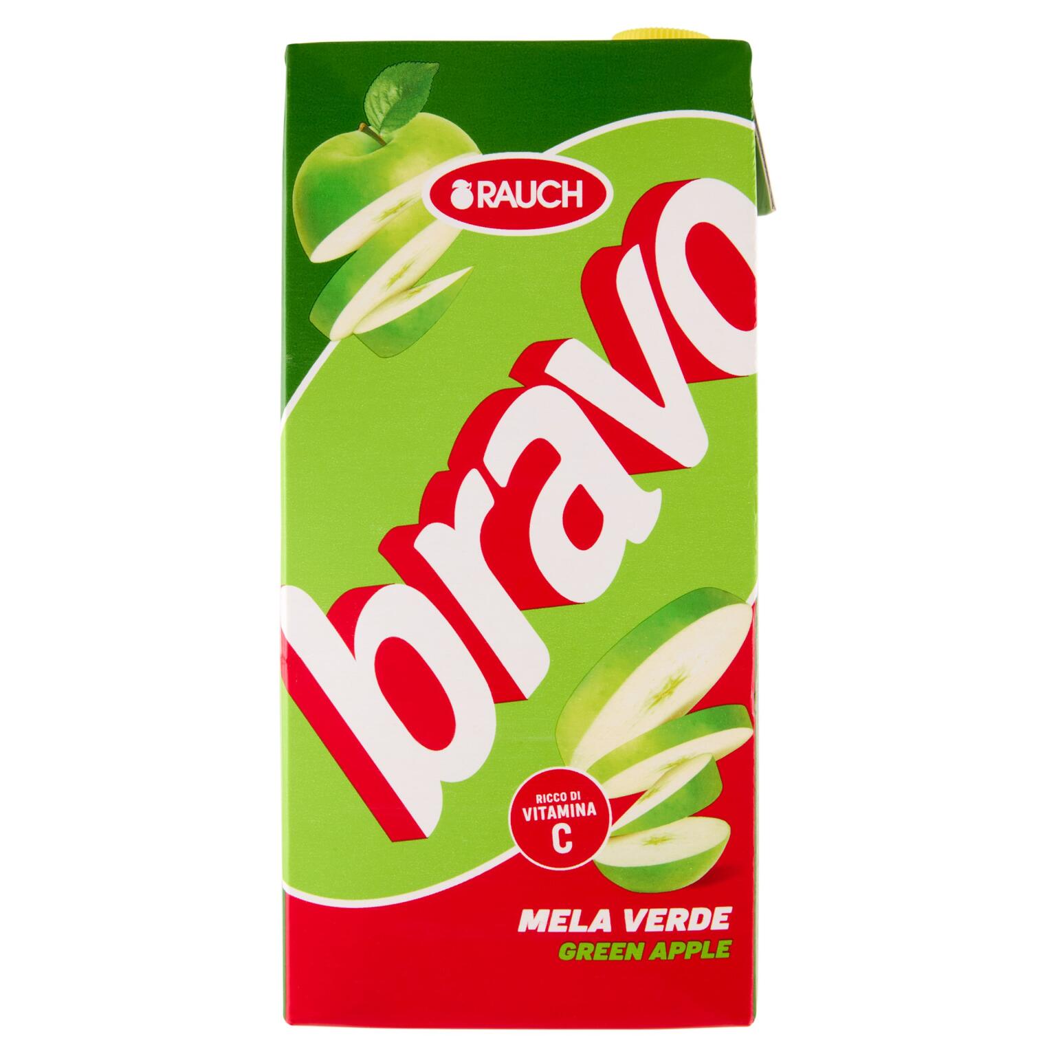 Succo Bravo mela verde 2litri Rauch