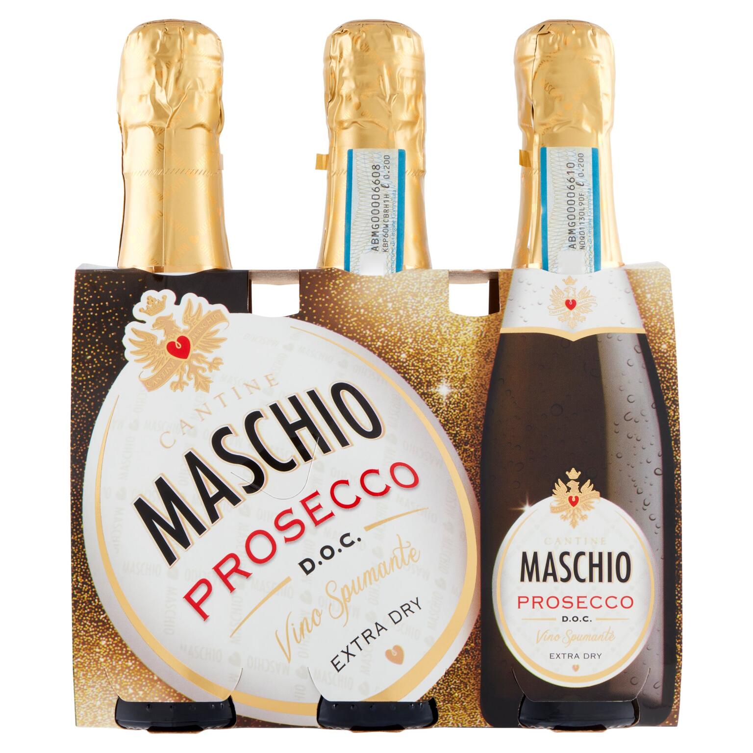 Prosecco DOC extra dry 3x20cl Cantine Maschio