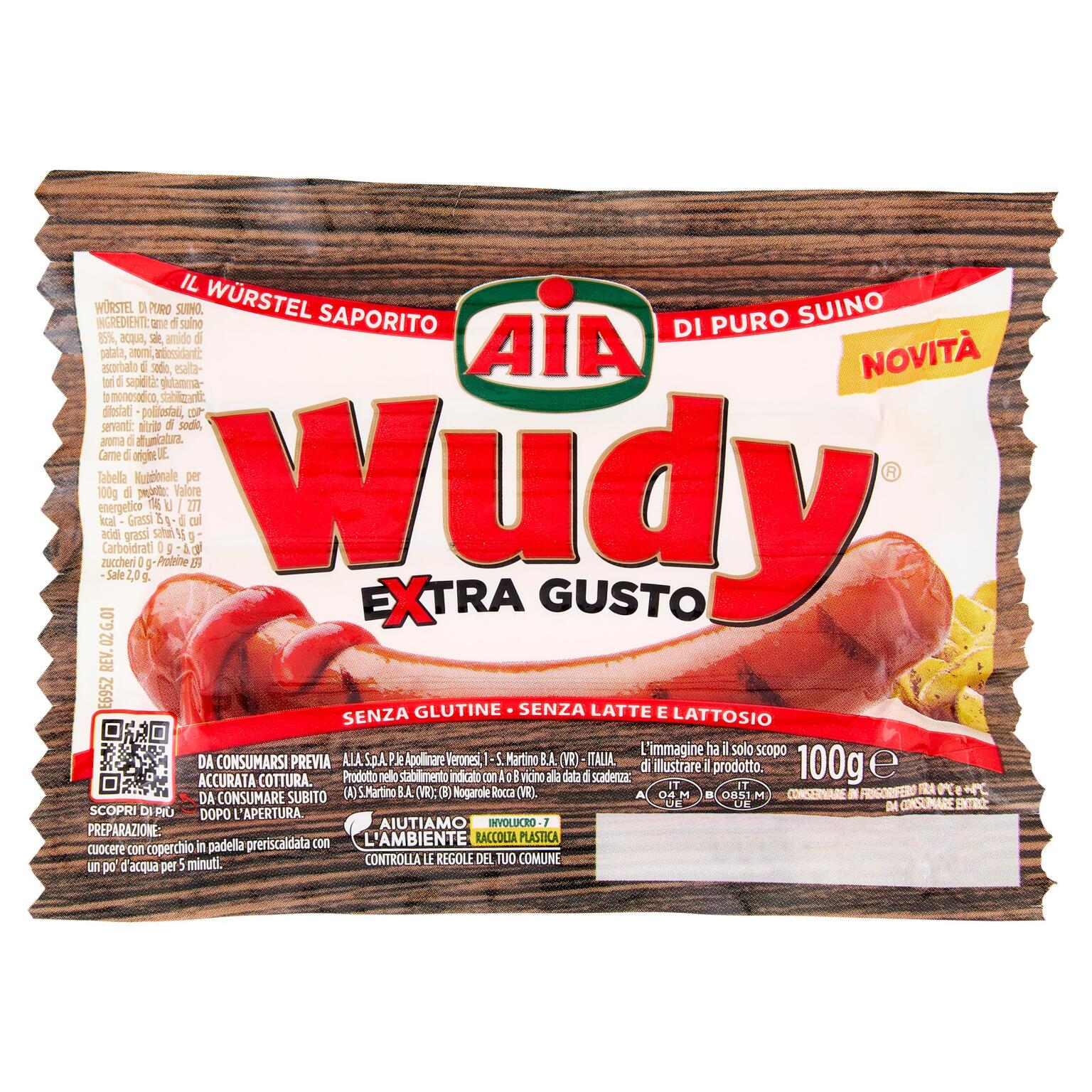 Wudy Extragusto di suino 100g