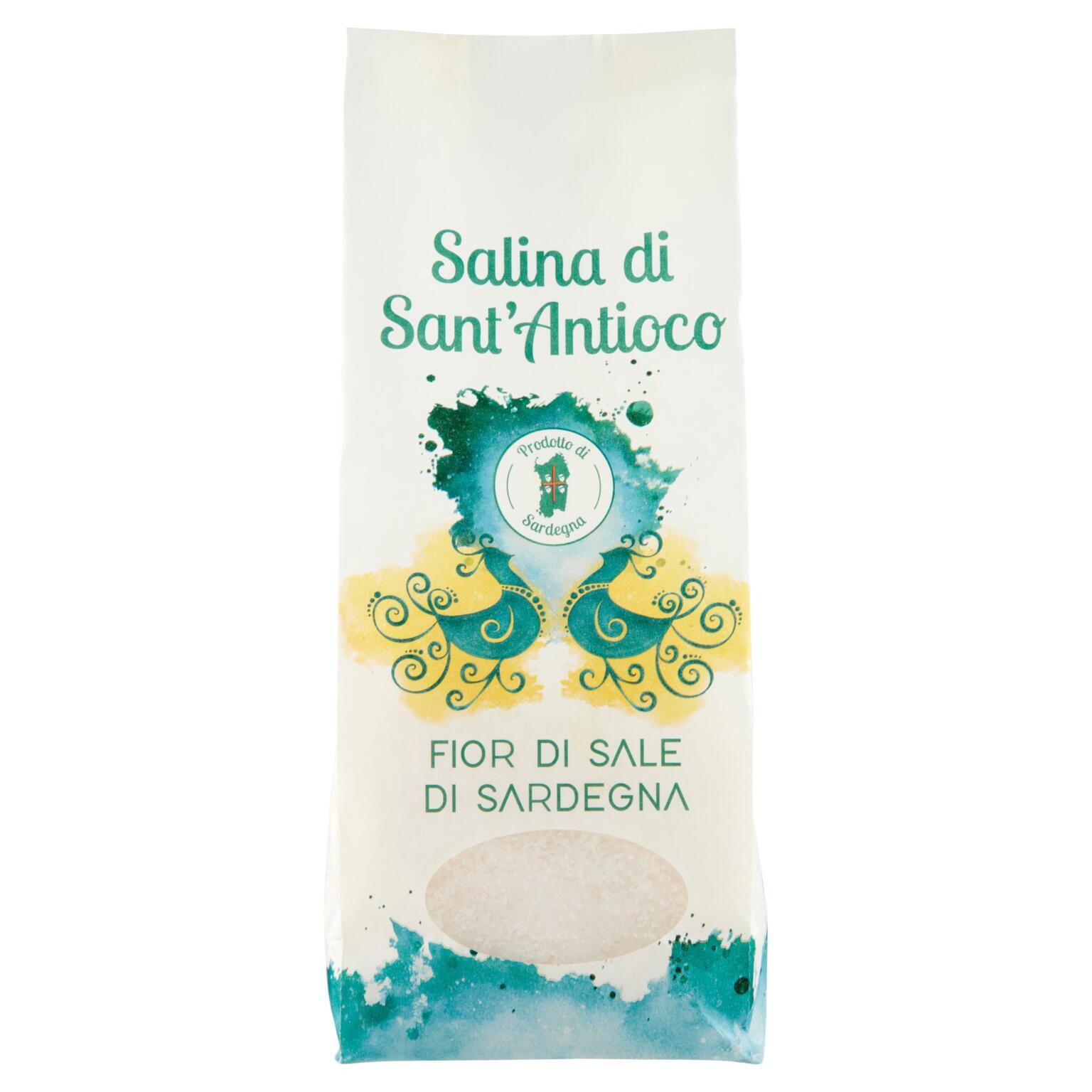 Fior di Sale di Sardegna in sacchetto di carta 350g Salina di Sant'Antioco