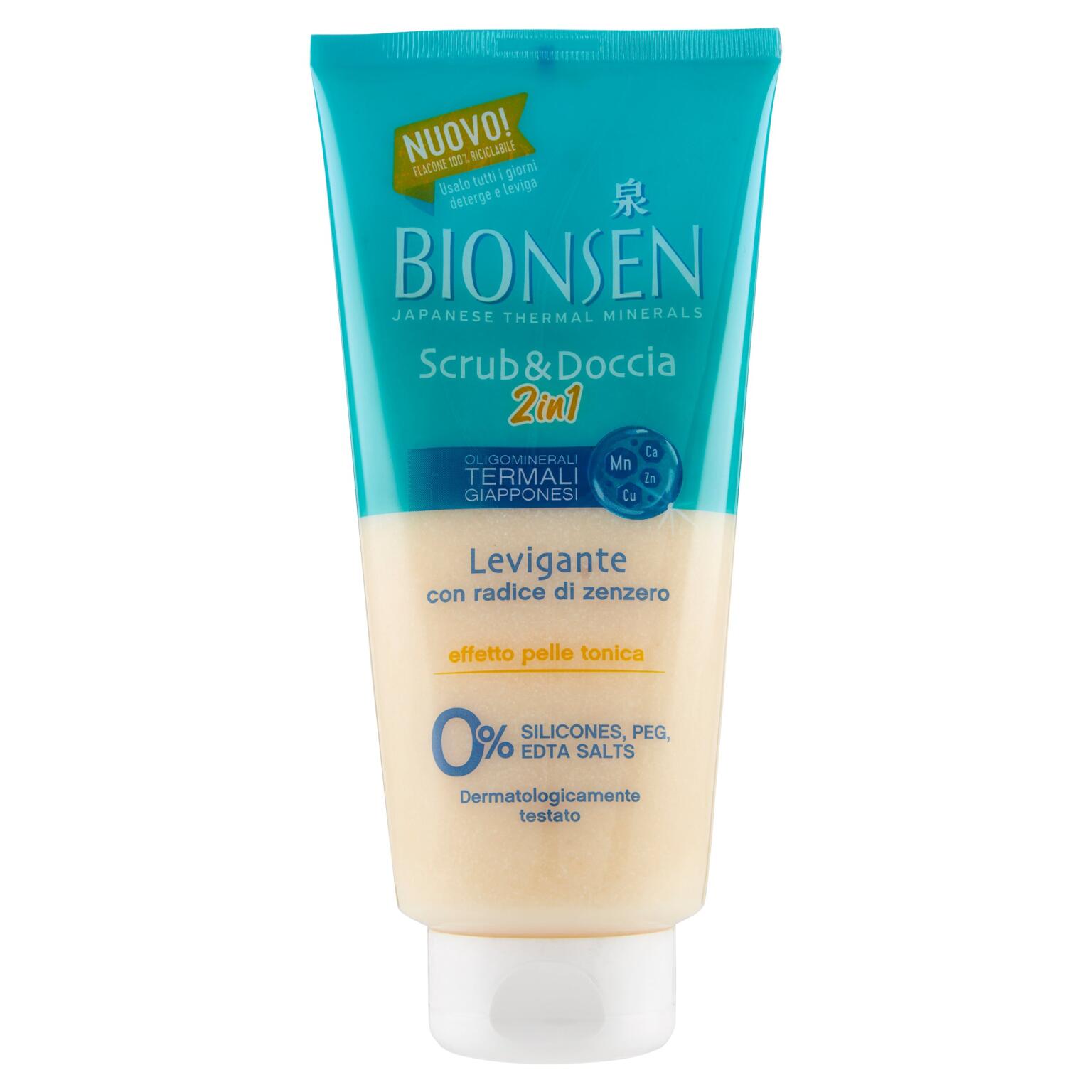 Scrub doccia zenzero 250ml Bionsen
