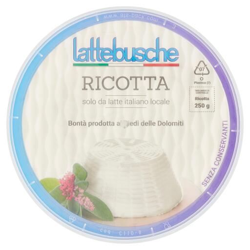 Ricotta fresca classica 250g Lattebusche