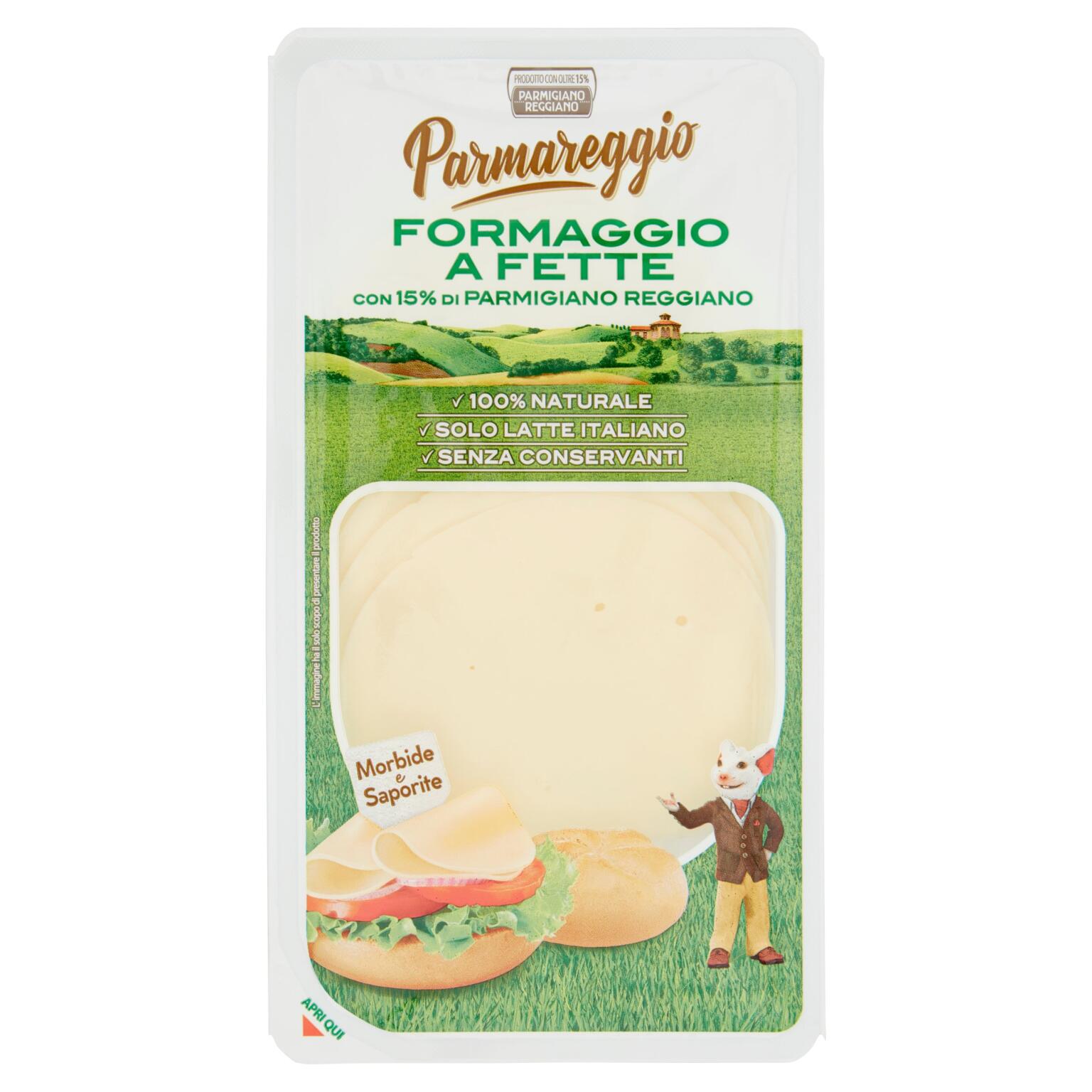 Formaggio a Fette con 15% di Parmigiano Reggiano 120g Granterre