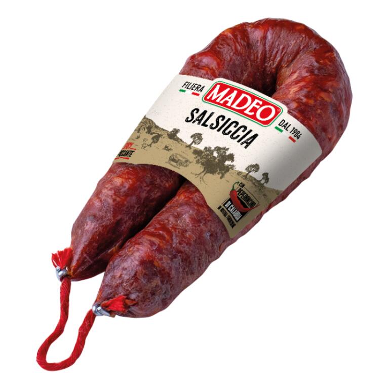 Salsiccia curva piccante 250g Madeo