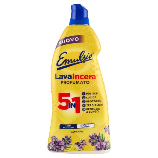 Emulsio LavaIncera pavimenti profumato da 875ml 5in1
