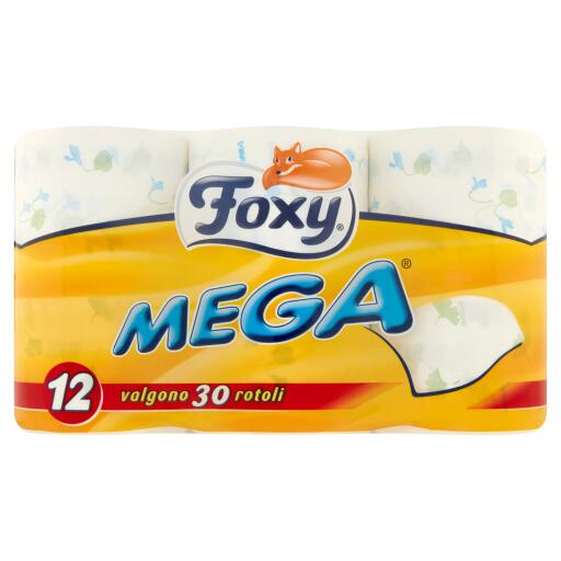Igienica Foxi mega 12 rotoli 2 veli