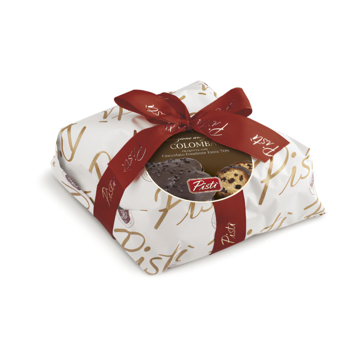 Colomba con gocce di cioccolato fondente 750g Pistì