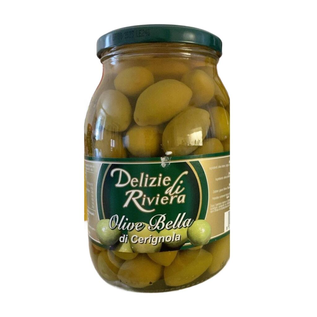 Olive Bella di Cerignola 960g Delizie di Riviera