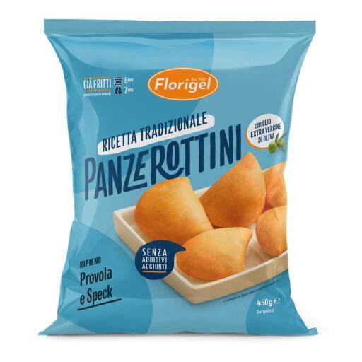 Panzerottini Prefritti Provola e Speck 450g Florigel