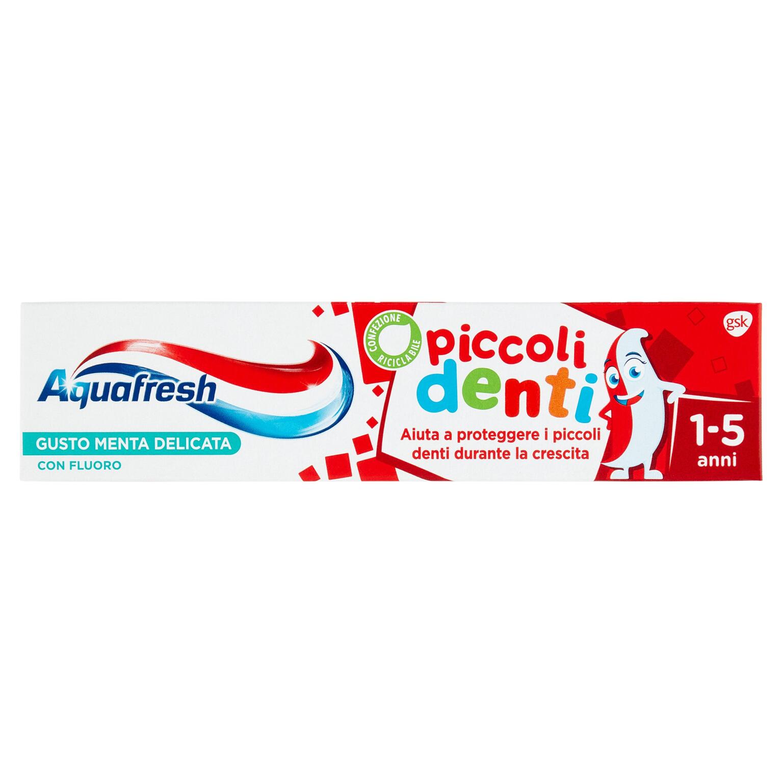 Dentifricio Aquafresh piccoli denti 50ml