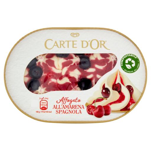Carte D'Or spagnola affogato all'amarena 500g Algida